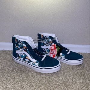 New high top zip up vans